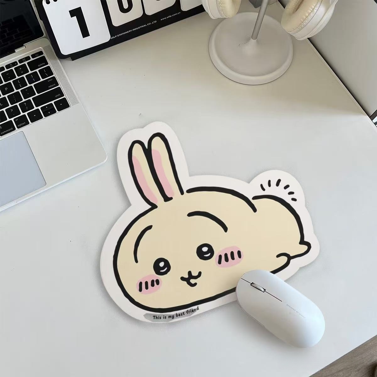 Desk Mat Leather - Chiikawa Cartoon Jiyi Usagi Hachiware Special-Shaped