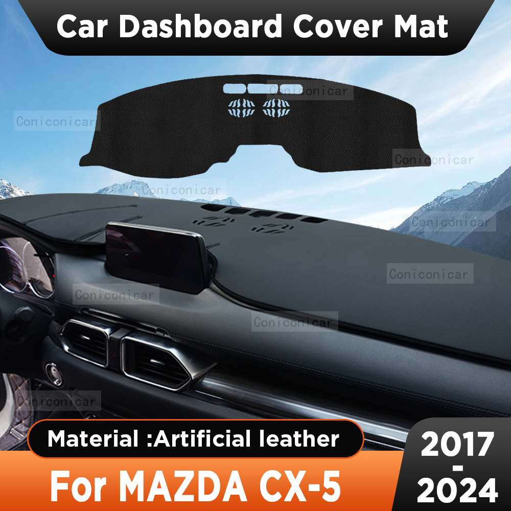 Desk Mat Leather - Car Dashboard Sun Shade Cover Instrument