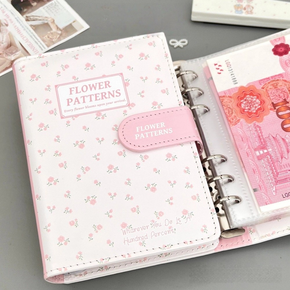 Home Office Budget - New PU Leather Money Saving Binder