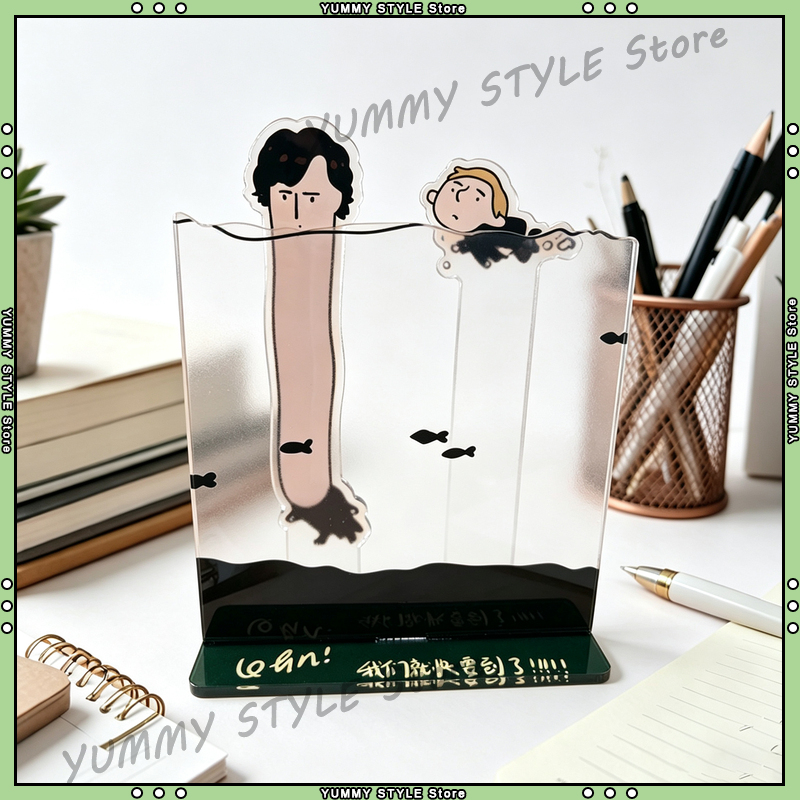 Home Office Jobs - Funny Sherlock And John Swimming Acrylic