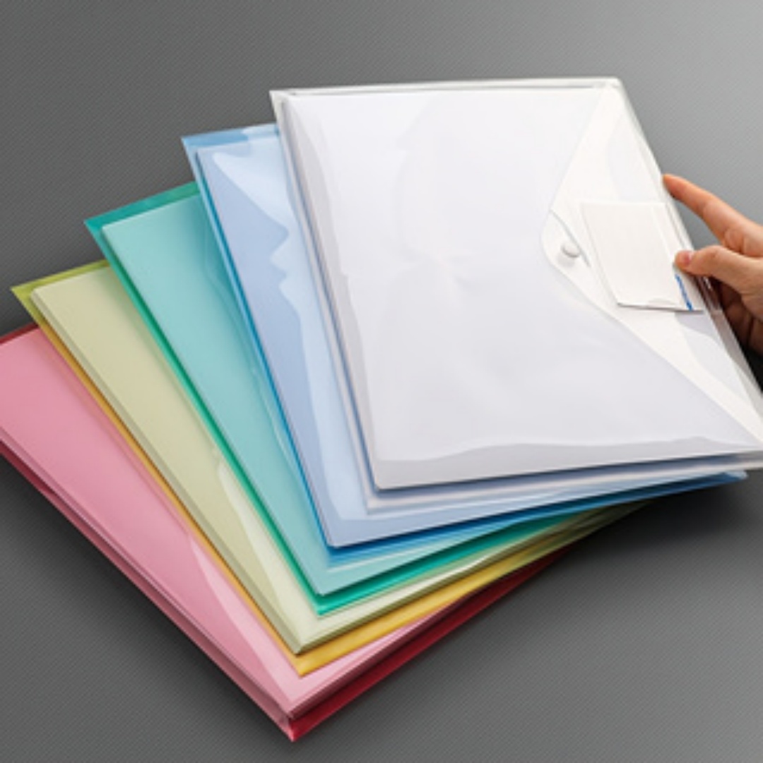 File Cabinet Drawer - Random Color A4 Transparent Waterproof File