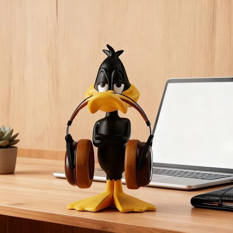 Duck Headphone Stand Creative  - Home Office Headset ulasan dan harga