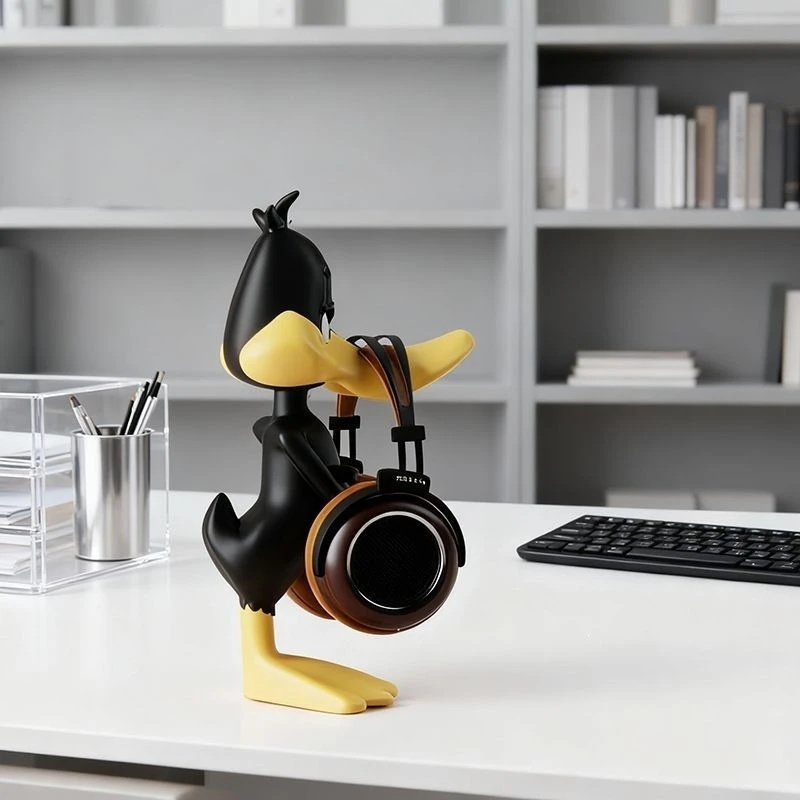 Duck Headphone Stand Creative  - Home Office Headset ulasan dan harga