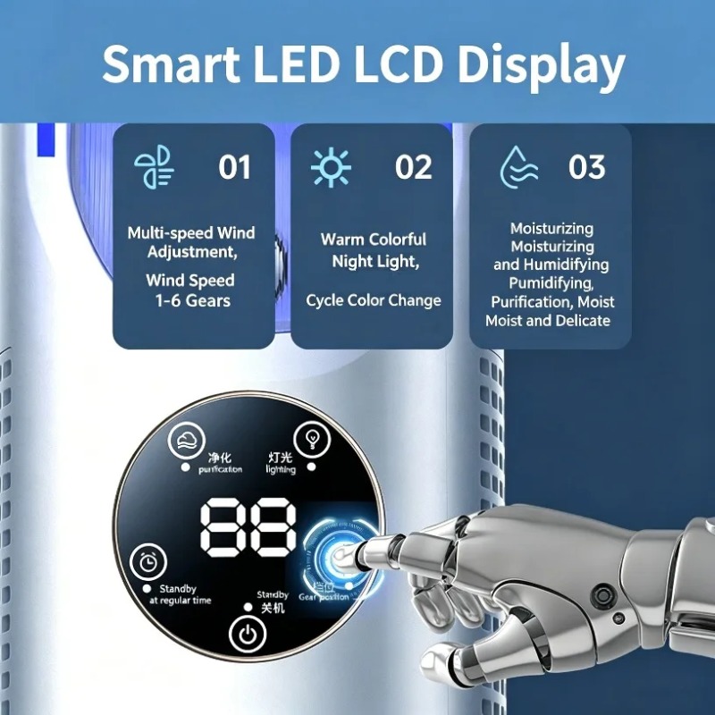 Quiet Bladeless Desktop Coolin - Home Office Hours ulasan dan harga