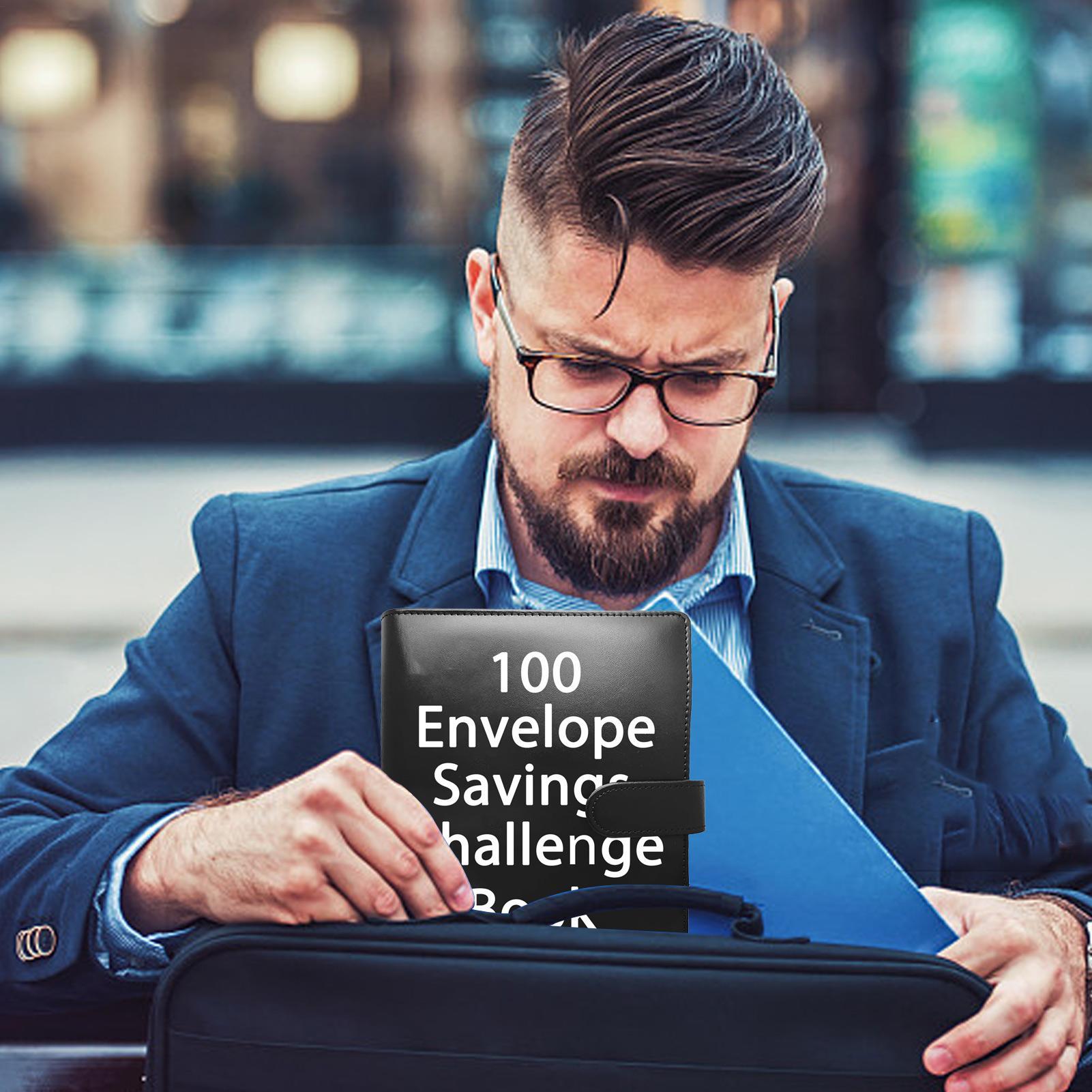 100 Envelope Challenge Binder, - Home Office Budget ulasan dan harga