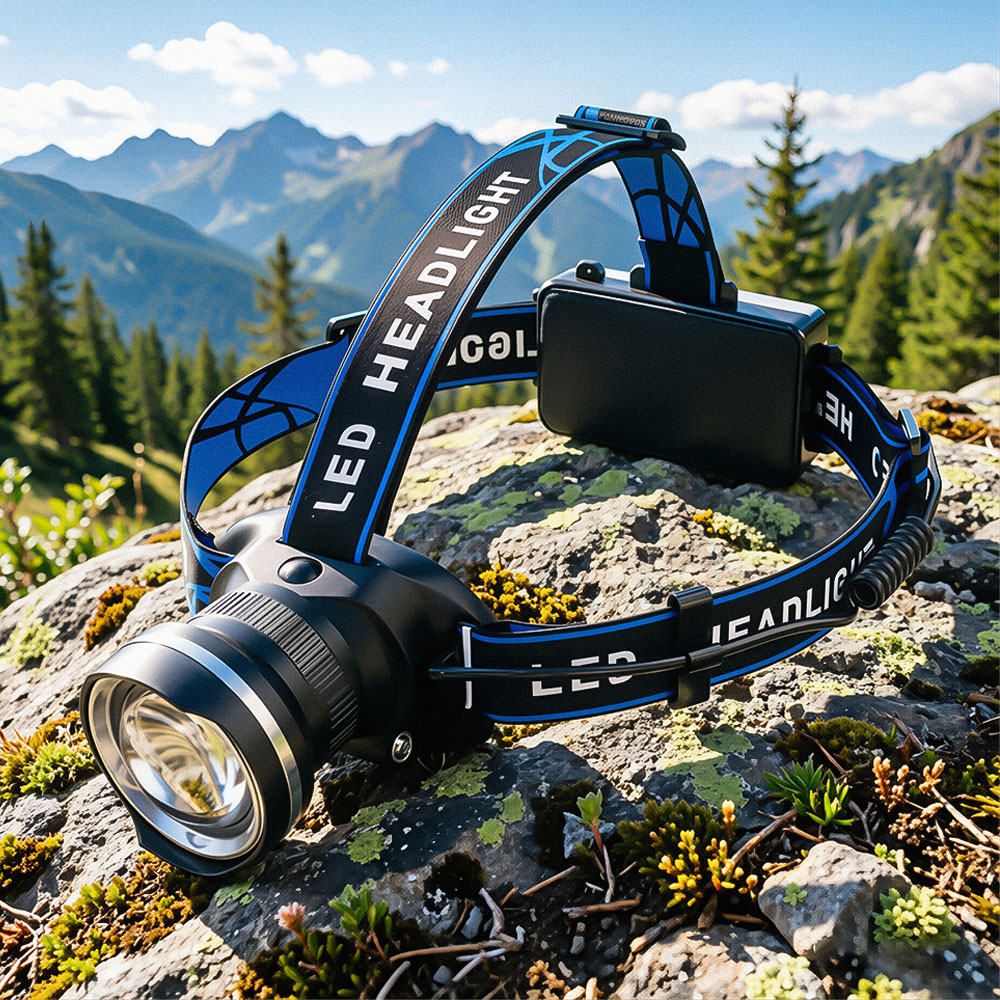 LED Aluminum Alloy Headlamp 4- - Zoom Lighting Kit ulasan dan harga