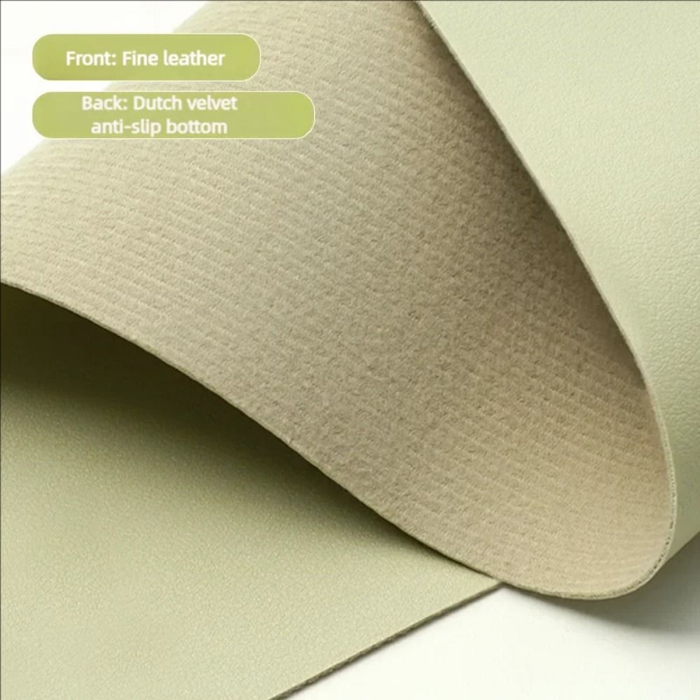 Waterproof PU Leather Table Co - Desk Mat Leather ulasan dan harga