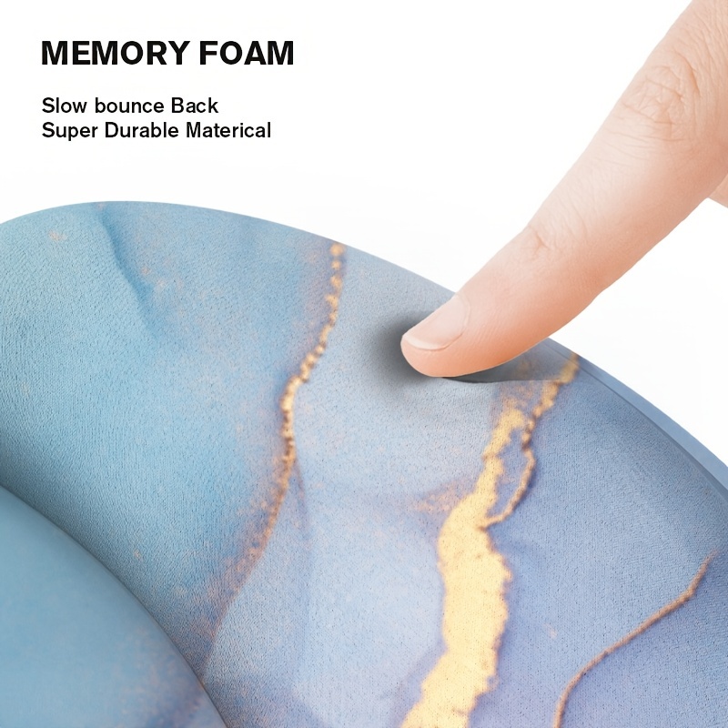 Powder Blue Gradient Marble Te - Wrist Rest Pad ulasan dan harga