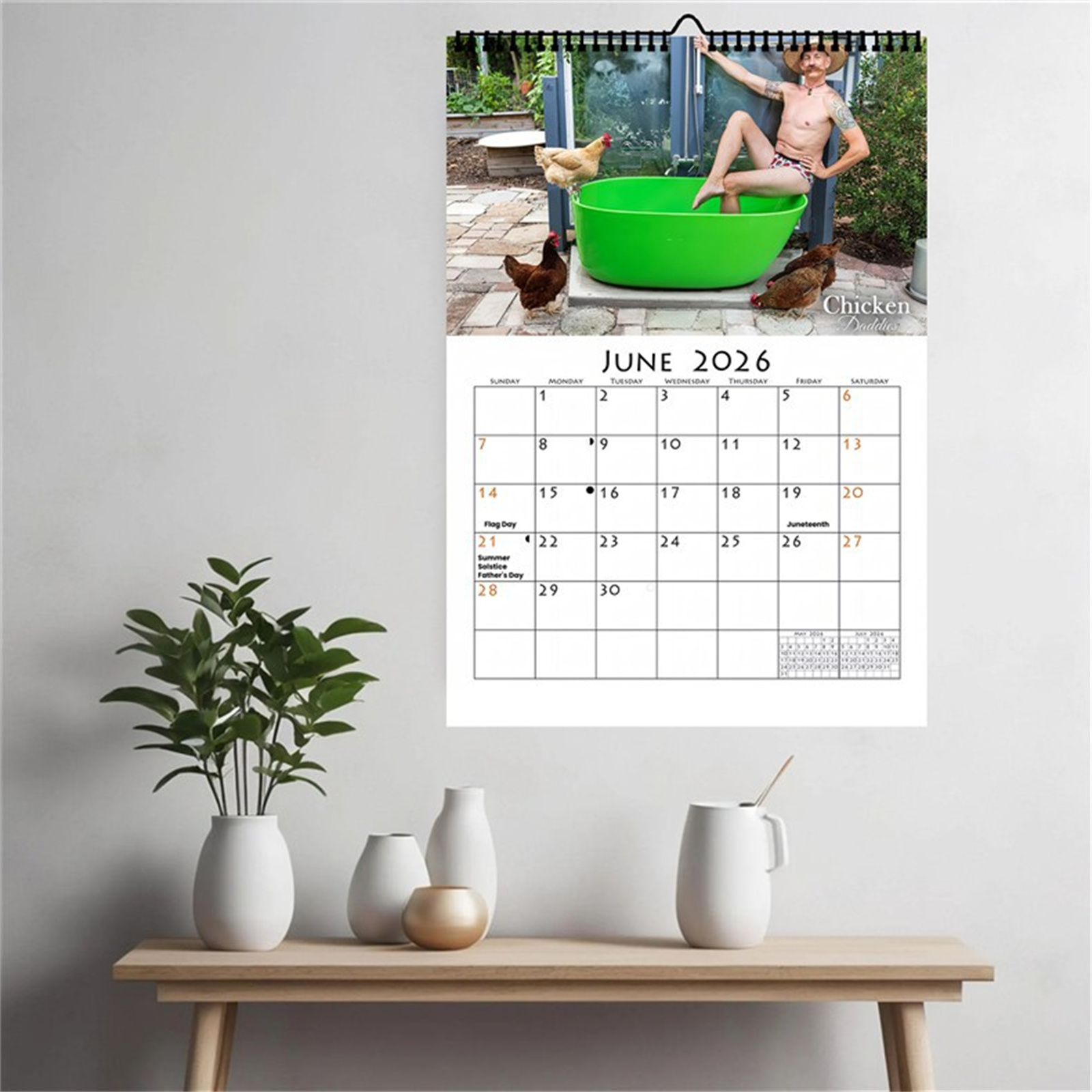 2026 Funny Chicken Daddy Wall  - Home Office Design ulasan dan harga