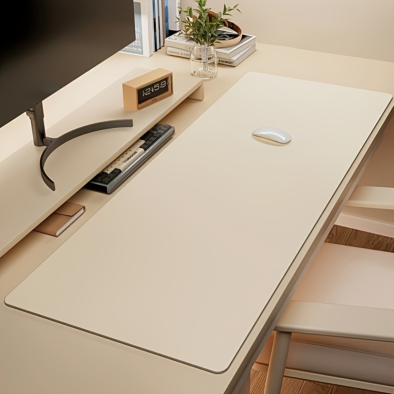 1PCS Large PU Leather Mouse Ma - Desk Mat Leather ulasan dan harga
