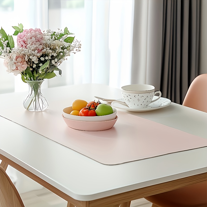 1PCS Large PU Leather Mouse Ma - Desk Mat Leather ulasan dan harga