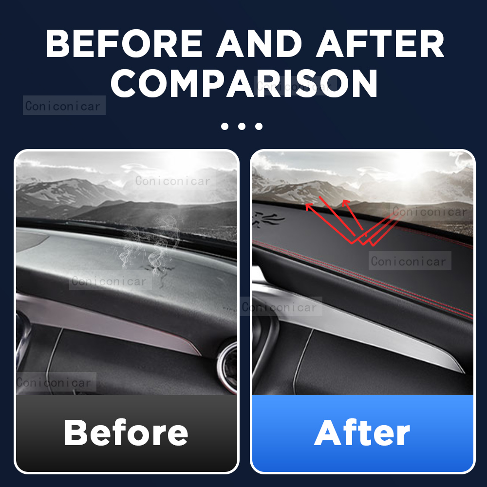 Car Dashboard Sun Shade Cover  - Desk Mat Leather ulasan dan harga