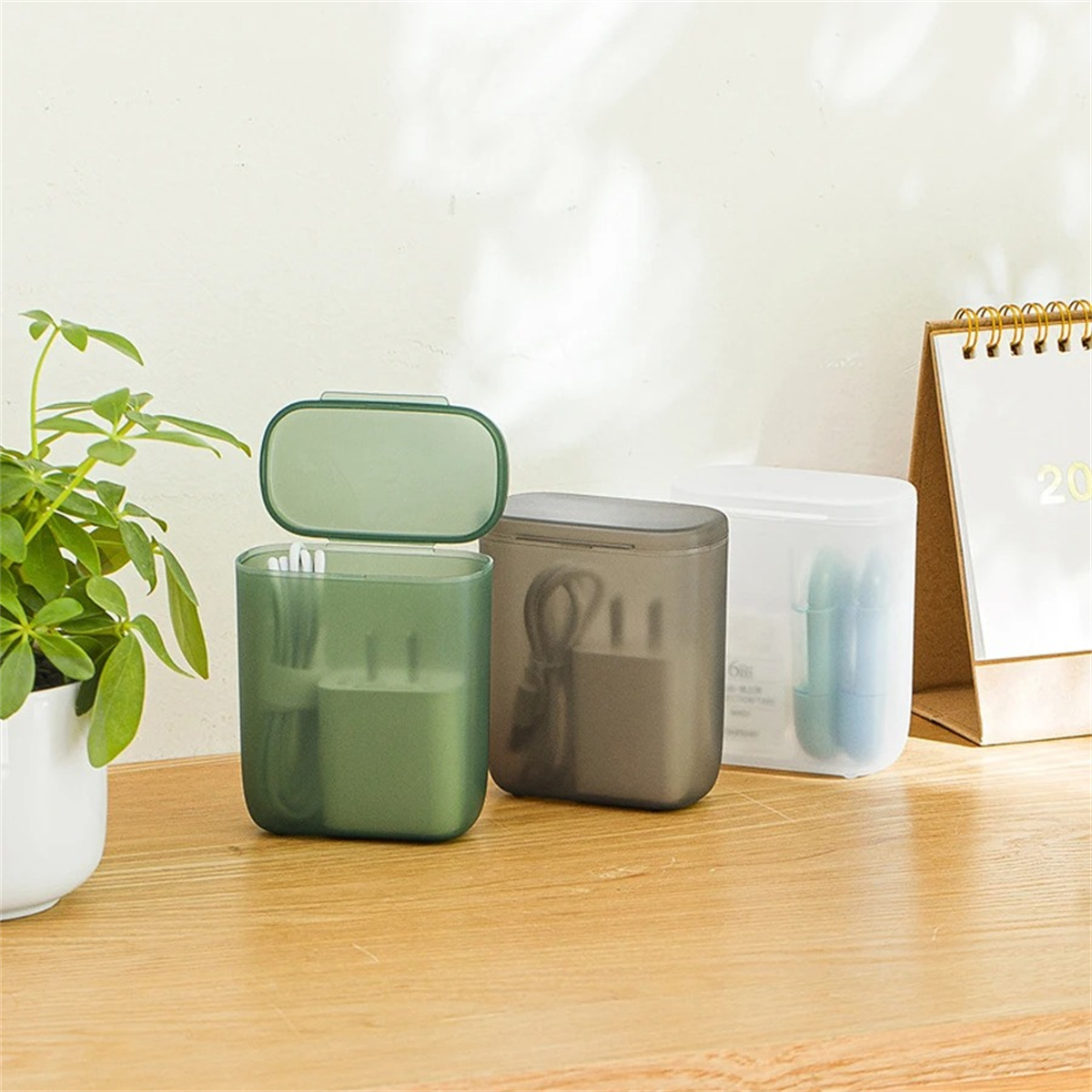 Desktop Data Cable Storage Box - Home Office Jobs ulasan dan harga