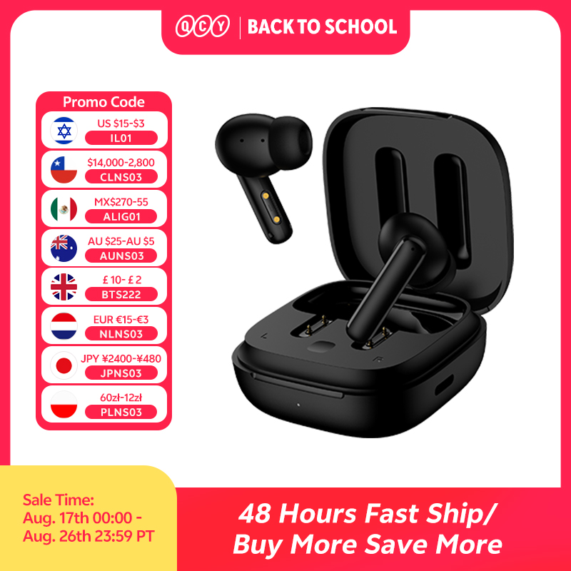 QCY T13 ANC Wireless Earphones - Home Office Headset ulasan dan harga