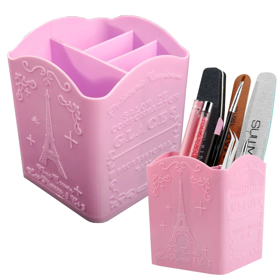 4-Compartment Nail Art Brush H - File Cabinet Drawer ulasan dan harga