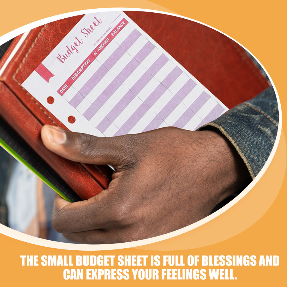 60Sheets Portable Budget Sheet - Home Office Budget ulasan dan harga