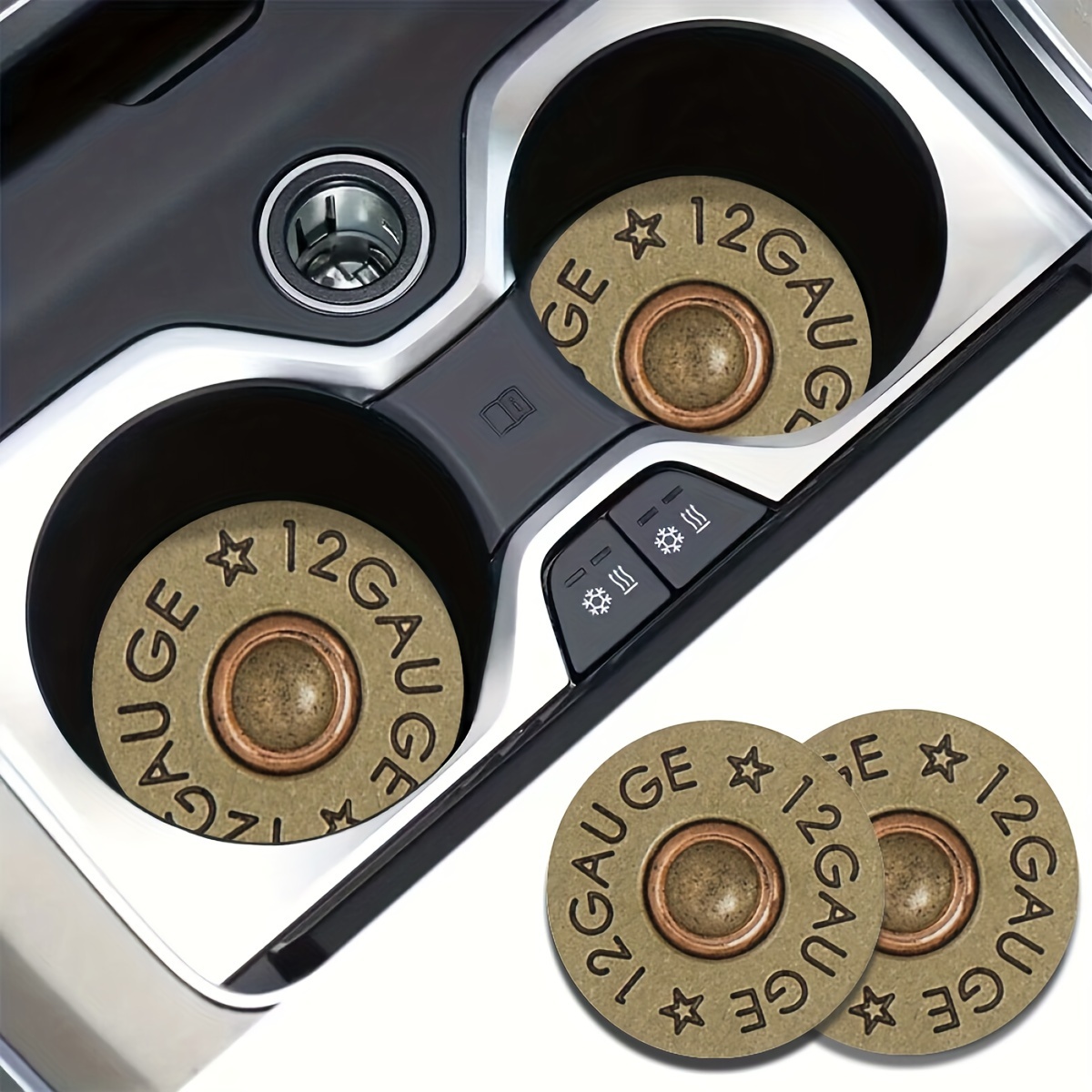 2-Pack Bullet-Shaped Design Ca - Desk Mat Leather ulasan dan harga