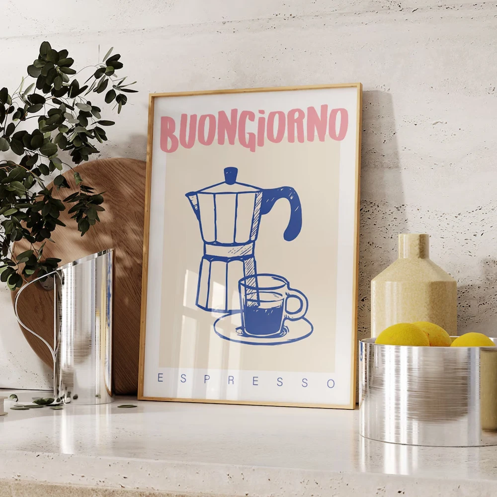 Modern Coffee Espresso Wall Ar - Home Office Design ulasan dan harga