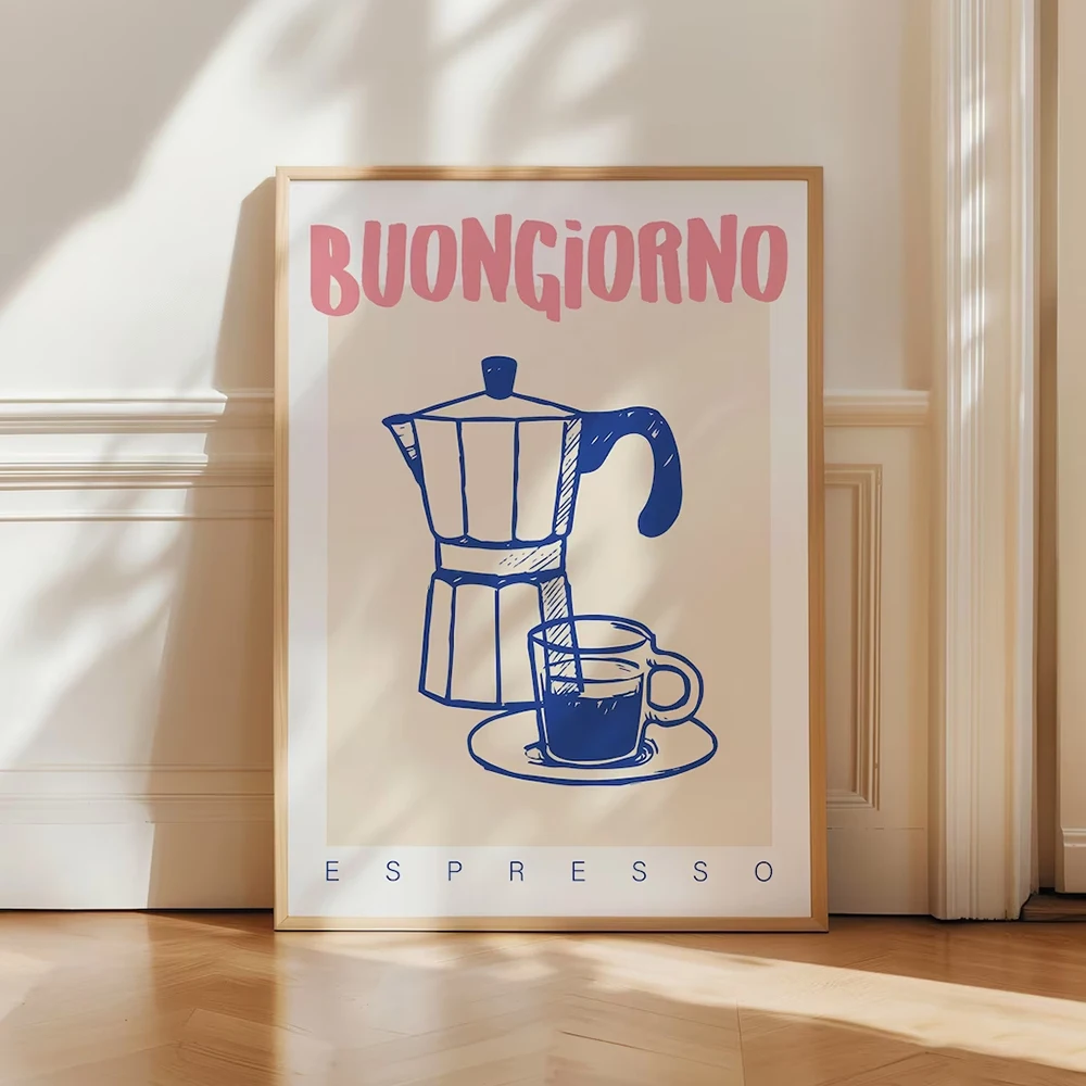 Modern Coffee Espresso Wall Ar - Home Office Design ulasan dan harga