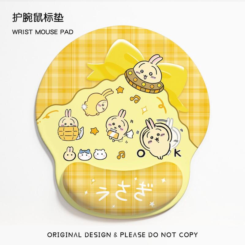 Anime Chiikawa Mouse Pad with  - Wrist Rest Pad ulasan dan harga
