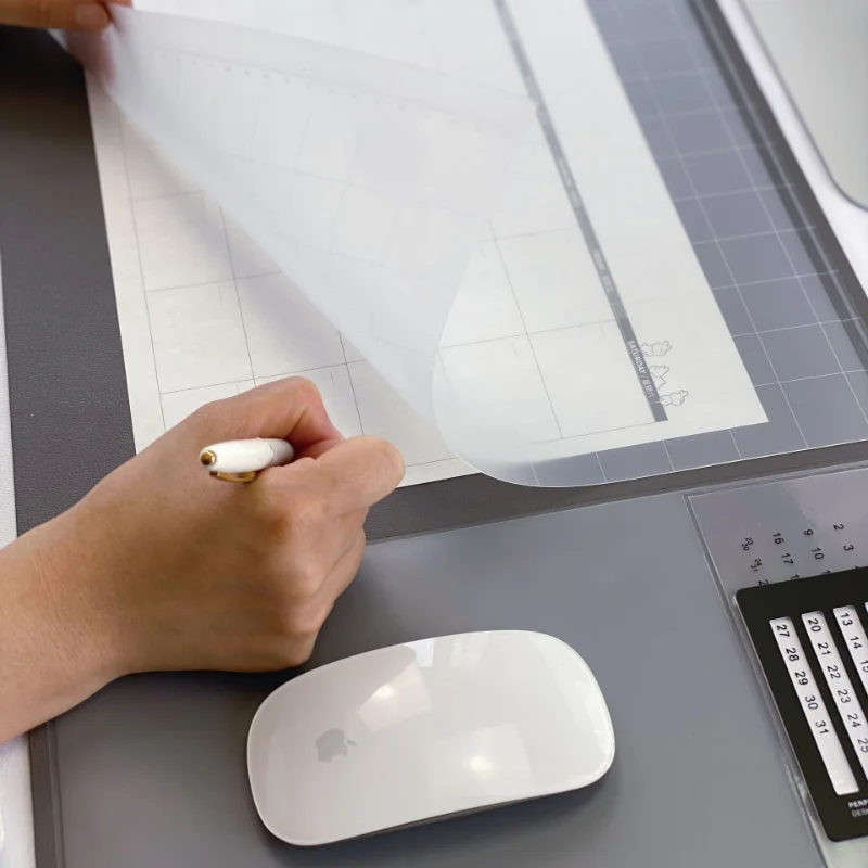 Portable Memo Pad Large Mouse  - Desk Mat Leather ulasan dan harga