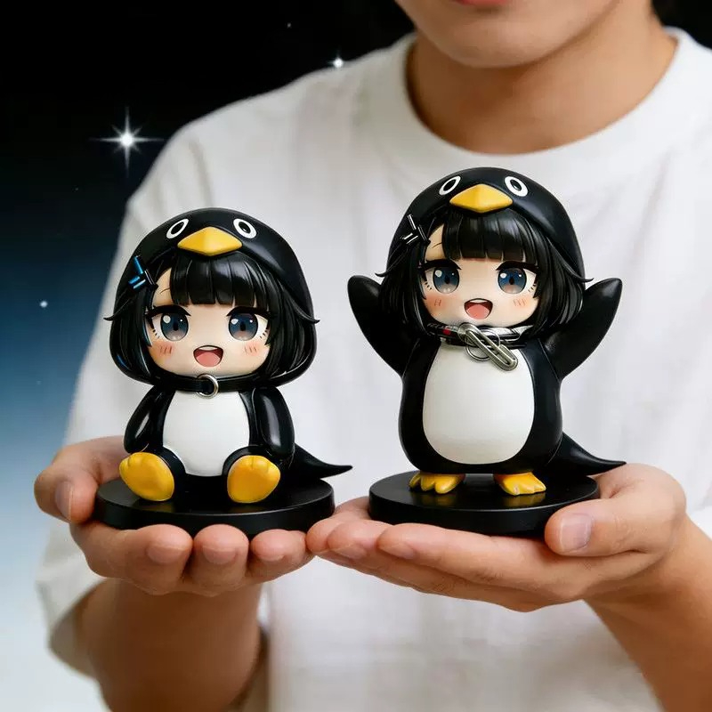 Guguga Little Penguin PVC Figu - Home Office Romance Manga ulasan dan harga