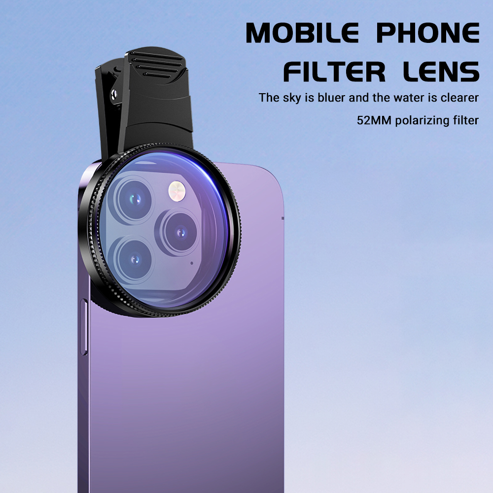 52mm Clip-On Smartphone Camera - Zoom Lighting Kit ulasan dan harga