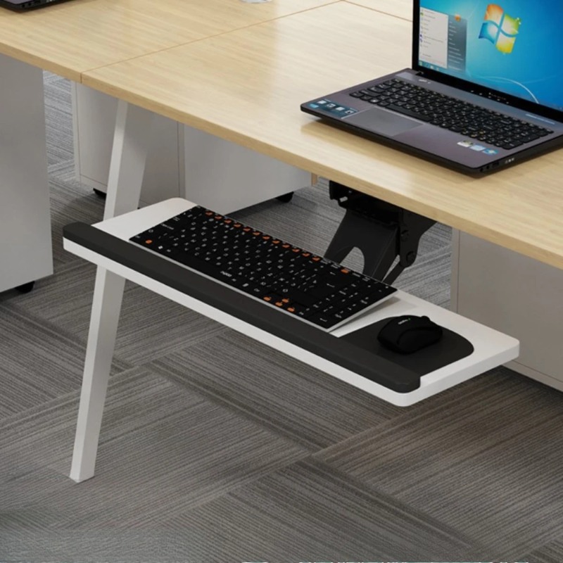 Keyboard Tray Under Desk Slidi - Wrist Rest Pad ulasan dan harga