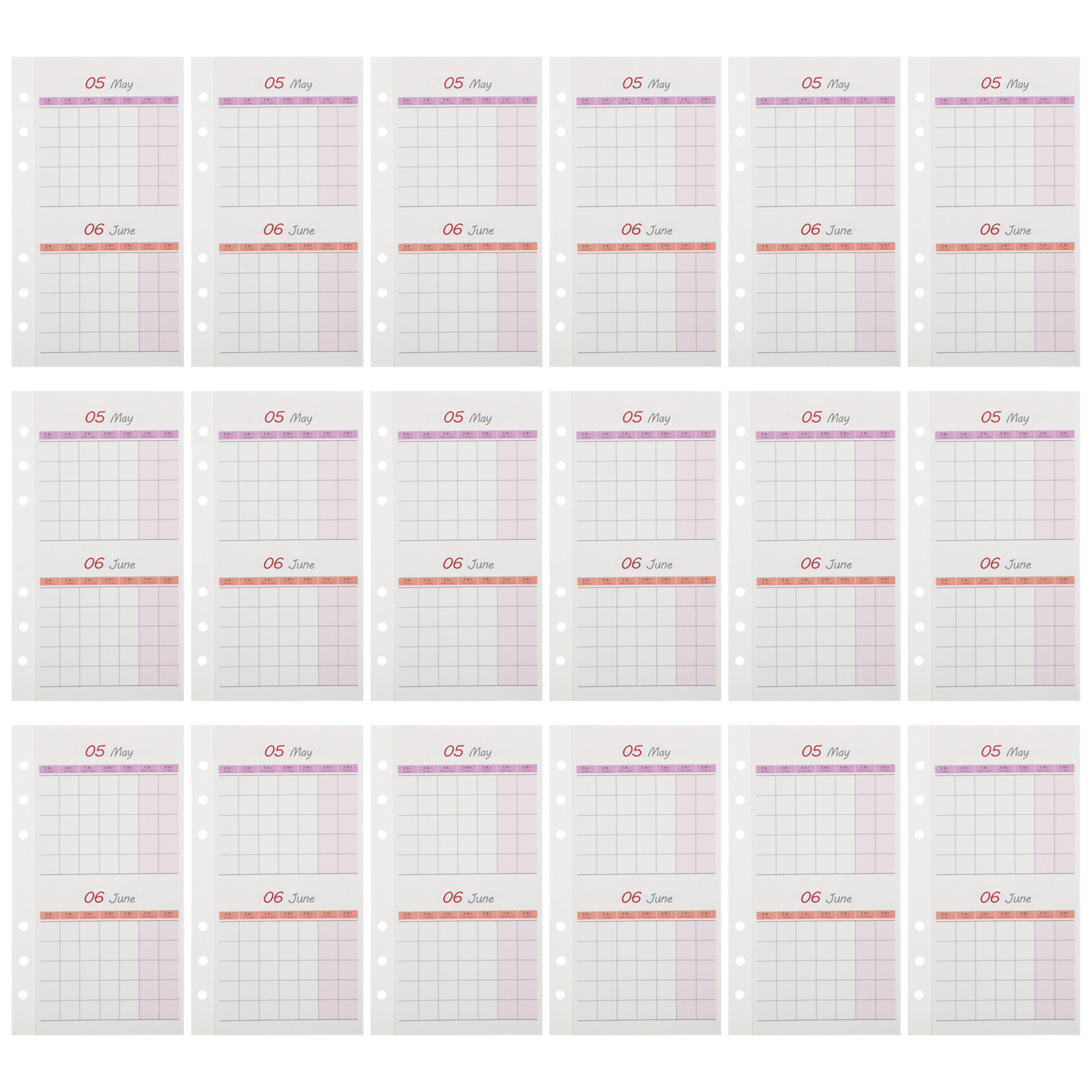 20Sheets Undated Monthly Plann - Home Office Budget ulasan dan harga