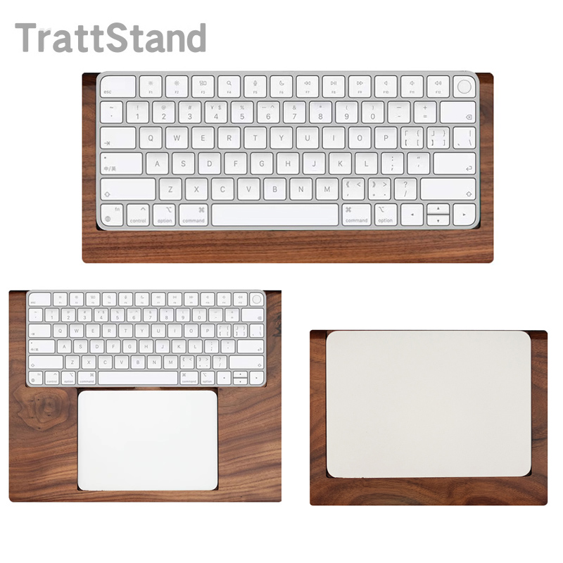 2 in 1 Walnut Solid Wooden Tra - Wrist Rest Pad ulasan dan harga