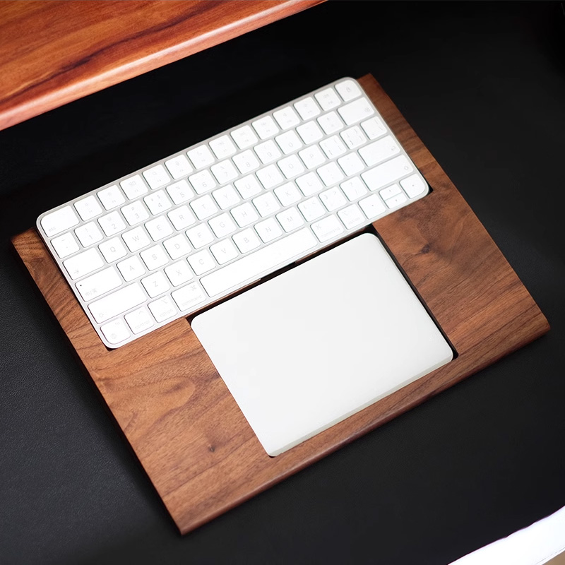 2 in 1 Walnut Solid Wooden Tra - Wrist Rest Pad ulasan dan harga