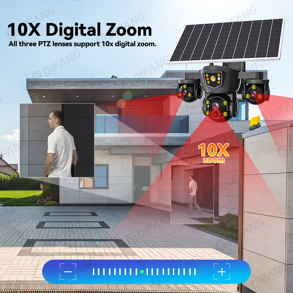 V380 Pro New 20MP WIFI Solar C - Home Office Zoom ulasan dan harga