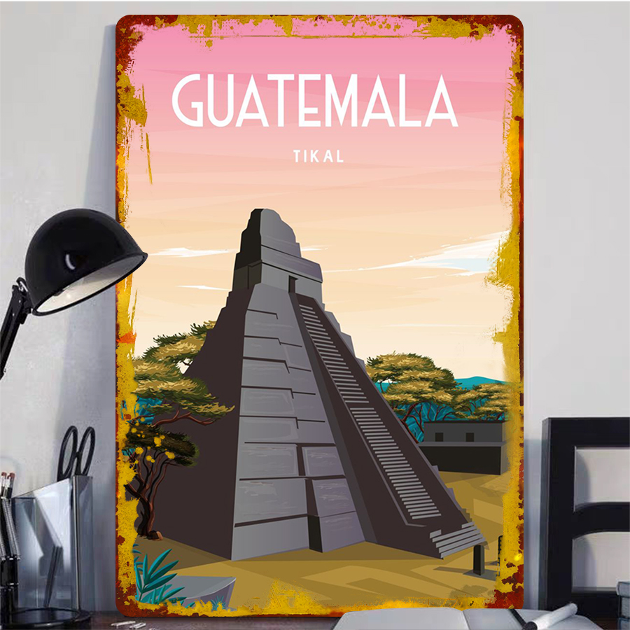 Guatemala Tikal Mayan Pyramid  - Home Office Guatemala ulasan dan harga