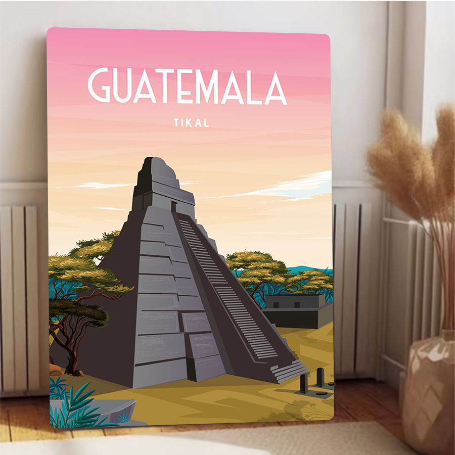 Guatemala Tikal Mayan Pyramid  - Home Office Guatemala ulasan dan harga