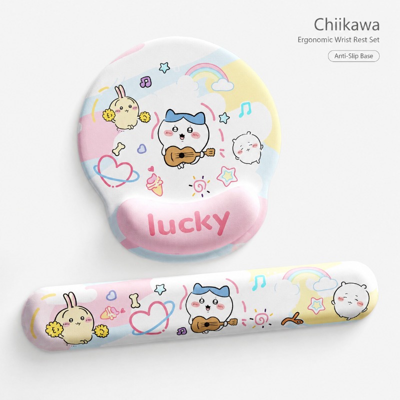 Cute Chiikawa Ergonomic Mouse  - Wrist Rest Pad ulasan dan harga