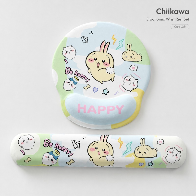 Cute Chiikawa Ergonomic Mouse  - Wrist Rest Pad ulasan dan harga