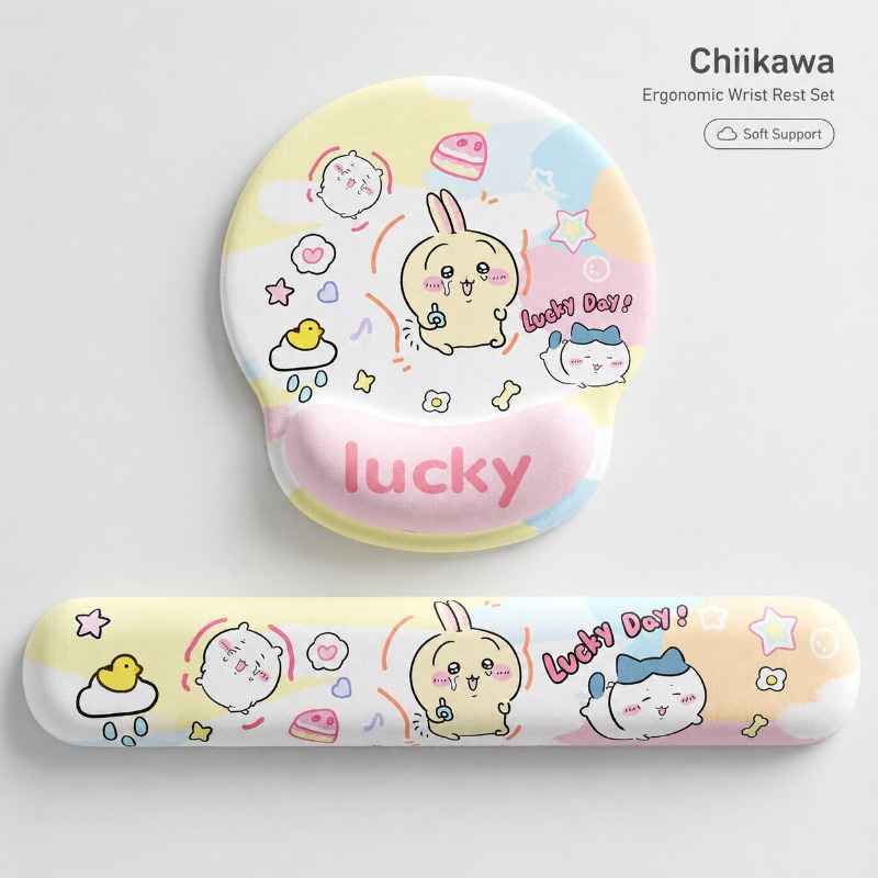 Cute Chiikawa Ergonomic Mouse  - Wrist Rest Pad ulasan dan harga