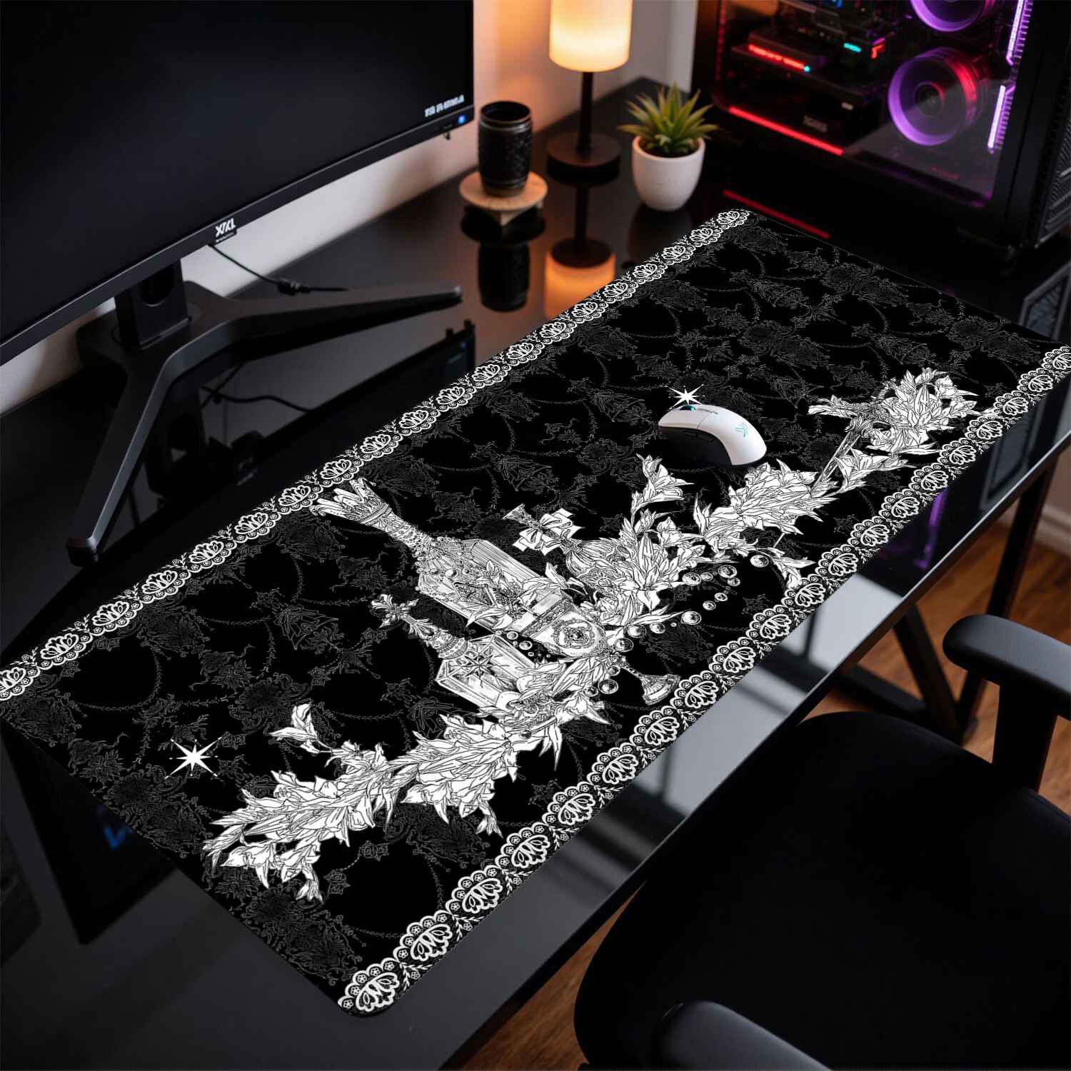 Divine Realm Gothic Building M - Home Office Keyboard And Mouse ulasan dan harga