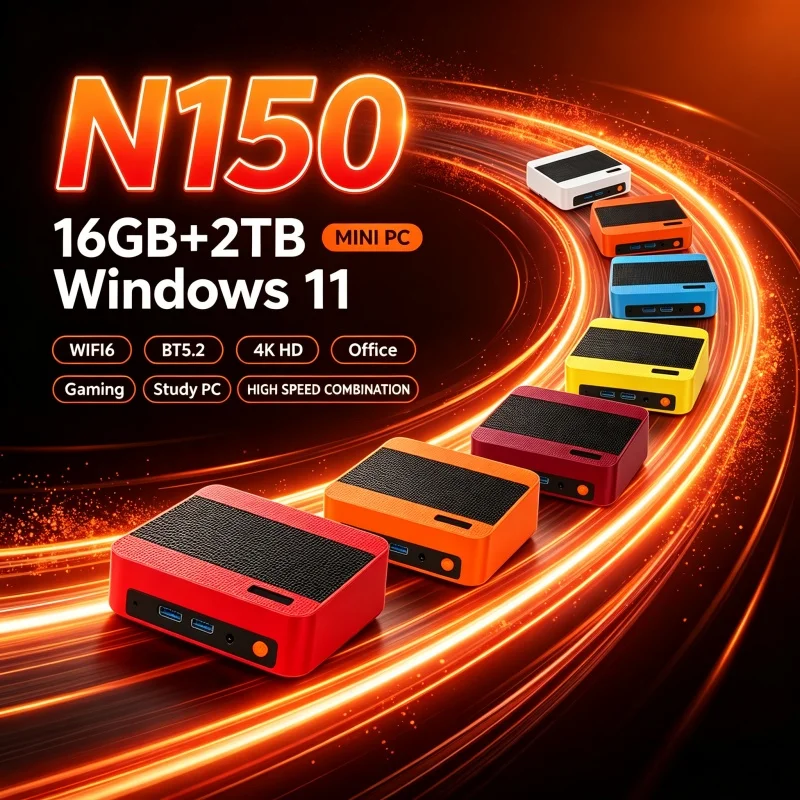 Intel N150 Colorful Mini Deskt - Home Office Windows 11 ulasan dan harga
