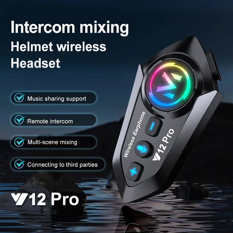Y12 Pro Motorcycle Helmet Blue - Home Office Headset ulasan dan harga