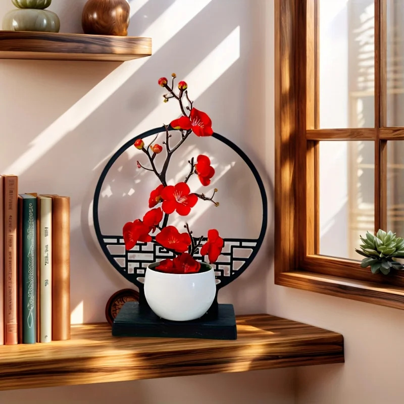 Chinese-Style Artificial Plum  - Home Office Headset ulasan dan harga