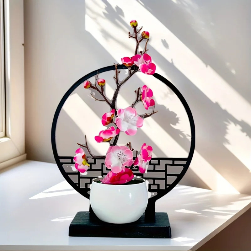 Chinese-Style Artificial Plum  - Home Office Headset ulasan dan harga