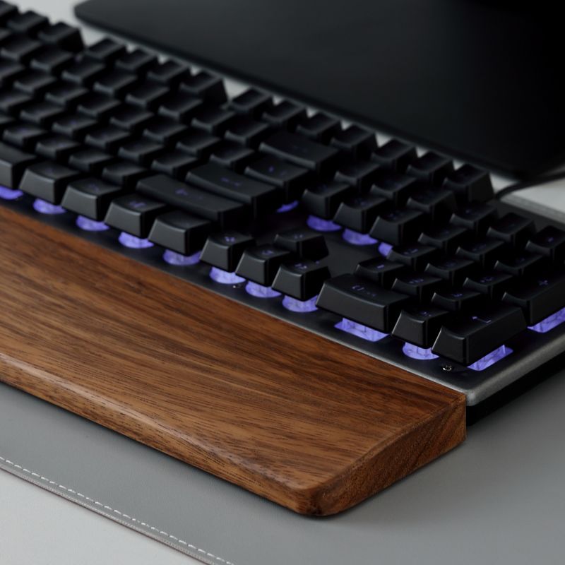 Solid Wood Keyboard Palm Rest  - Wrist Rest Pad ulasan dan harga