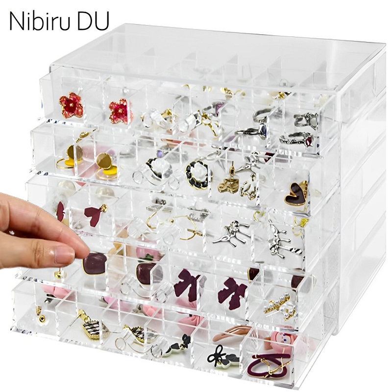 Transparent Jewelry Storage Bo - File Cabinet Drawer ulasan dan harga