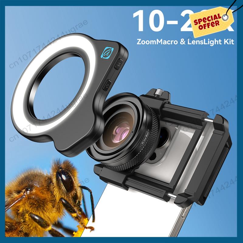 -A15I 10-20X Zoom Macro Lens W - Zoom Lighting Kit ulasan dan harga