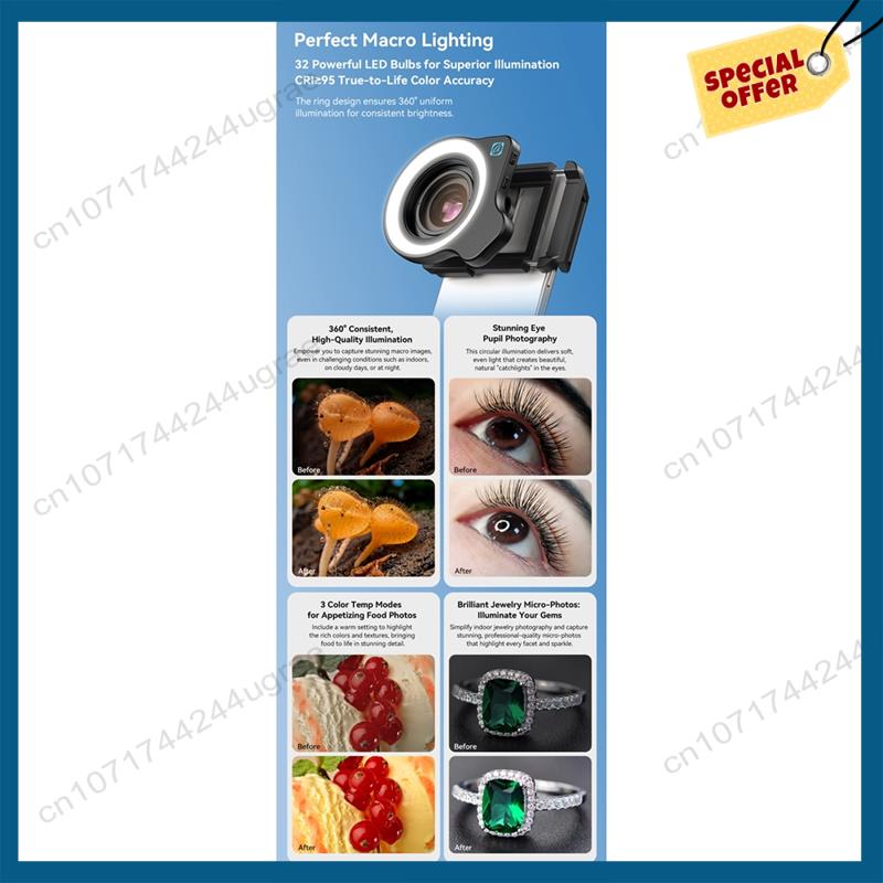 -A15I 10-20X Zoom Macro Lens W - Zoom Lighting Kit ulasan dan harga