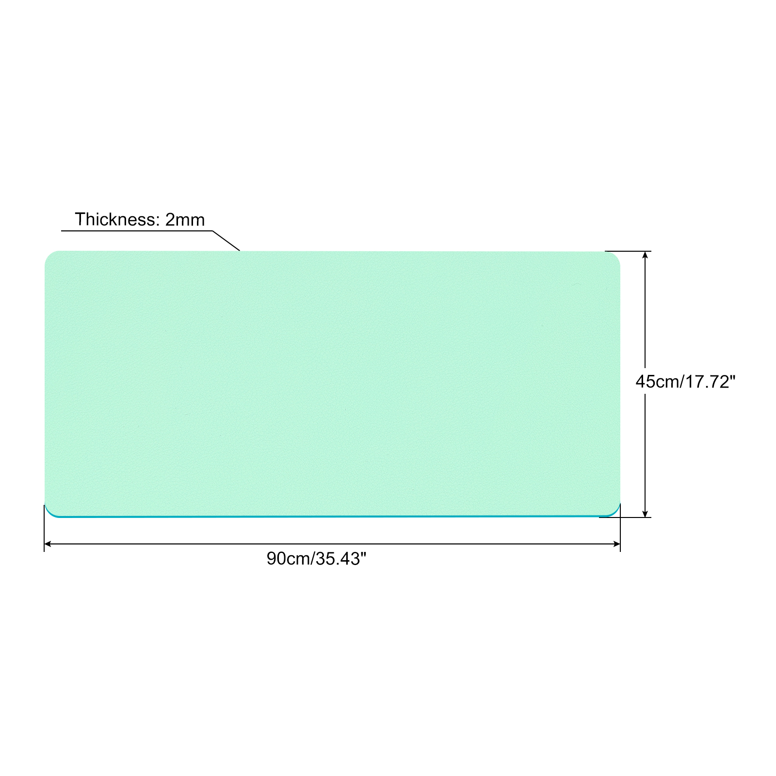 Office Desk Mat Protector PU L - Home Office Keyboard And Mouse ulasan dan harga