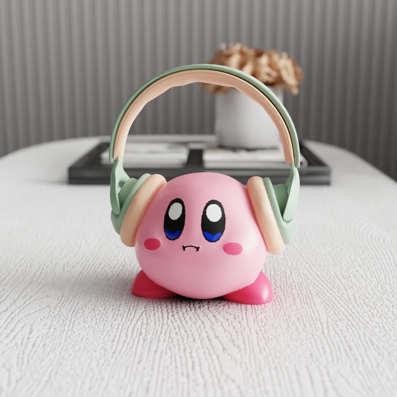 MSKA Headphone Stand Kirby Cut - Home Office Headset ulasan dan harga