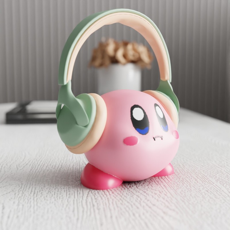 MSKA Headphone Stand Kirby Cut - Home Office Headset ulasan dan harga
