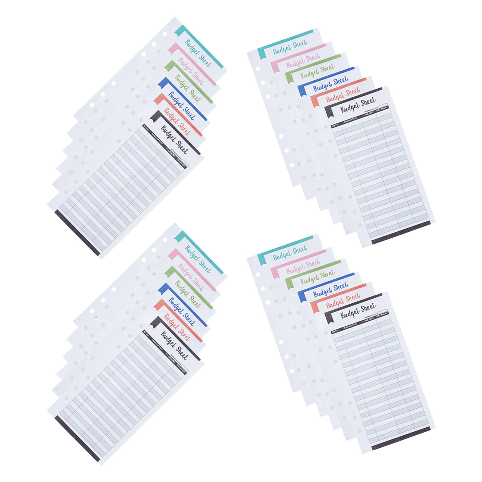 24Pcs Budget Planner Cards Bud - Home Office Budget ulasan dan harga